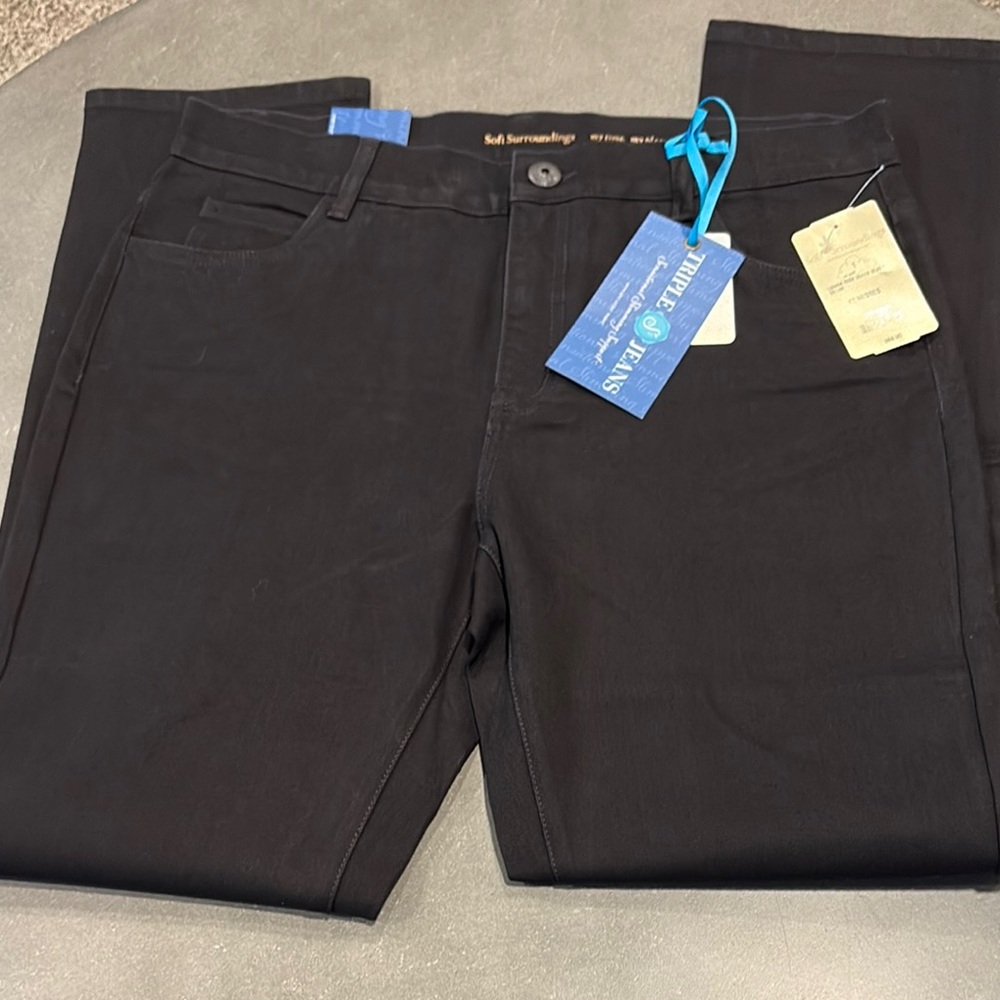 Soft Surroundings Black Slim Jeans